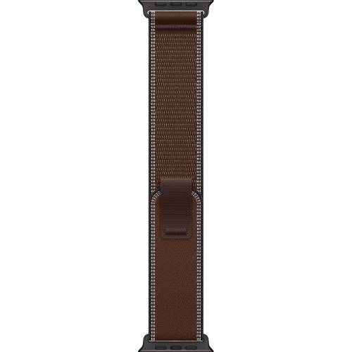 Apple Watch Ultra 4 49mm, Black Titanium, Trail Loop Dark Umber, M/L